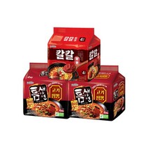 틈새라면고기짬뽕4봉x2개+칼칼닭면4봉