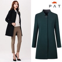 PAT 하이넥 롱 자켓