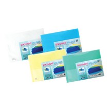 도큐멘트 홀더(카드봉투형)A4 10입 사무용품, 반투명