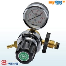 명신산업 가스 레귤레이터 LPG 프로판 조정기 압력 조절기, 1개