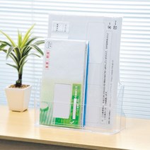 카탈로그 스탠드 전단지보관함 브러셔꽂이 A6 A4, 3158카탈로그스탠드(A4)