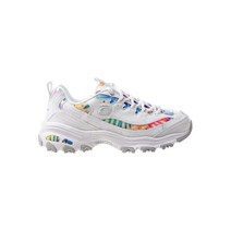 스케쳐스 딜라이트 여성 Skechers DLites-Summer Fiesta Shoes White-Multi 149015-WMLT