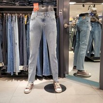 이랜드 [잠뱅이]잠뱅이 남성 밝은연청 오비안밴드 바이오스톤 솔트워싱 일자핏 AN1DIG209_이랜드리테일 부산대점