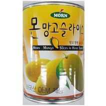 망고캔 슬라이스 몬유통 565g 통조림 식자재 업소, 1