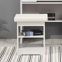 공간사이 루시 화장대스툴, 화이트 hc1015