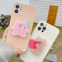 그립톡 세트 삼성 보급형 저가 폰 키즈폰 갤럭시A시리즈 귀여운 캐릭터 스마트톡 핑거톡 핸드폰 거치대 심플 단색 슬림 실리콘 범퍼 케이스