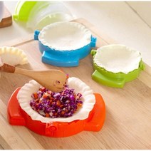 자동만두기계 만두성형기 만두 빛는 만들기 가제트 과자 도구 액세서리 diy 플라스틱 핸드 프레스 반죽 클립, 하얀