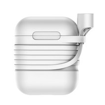 베이스어스 AirPods 자석 스트랩 케이스 에어팟 분실방지, 그레이, 베이스어스 자석스트랩케이스