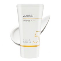 미샤 올 어라운드 세이프 블록 코튼선 SPF50+/PA+++++ 50ml, 단품