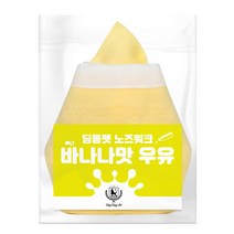 딩동펫 반려견 노즈워크 우유 장난감 16 x 17 cm, 바나나맛, 1개