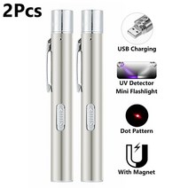 [기계취급전문] 레이저 수평계 수평기 레이저 레벨 usb 충전 수직 정신 수준, 3in1 도트 2pcs
