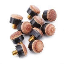 당구 풀 큐 스틱 및 스누커 교체 부품 세트 용 팁 10/12mm 나사 액세서리, [01] 10mm 10pcs