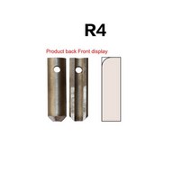 시편절단기 베이스 프리 필렛 기계 블레이드 수동 라디안 나이프 커팅 태그 플랫 시트 종이 에지 R3/R4/R5/, [02] 1pc R4