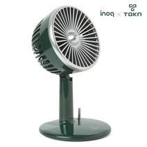 TOKN 토큰 충전식 탁상용 레트로 선풍기 TN-F다크그린, 색상, 네오민트