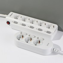 필립스 과부하 자동차단 고용량 멀티탭 멀티콘센트 2구 3구 4구 5구, 5구1.5M