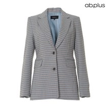 에이비플러스 ab.plus 그린브라운 라인체크 포멀 정장 자켓 (LSV1JJA5A)
