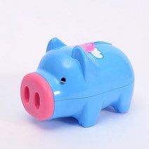 잔돈모으기 캐릭터저금통 모금저금통 청색 돼지저금통 대
