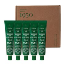 1950 제주 그린 치약, 100g, 5개