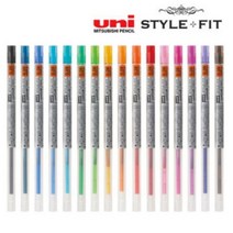 유니 시그노 스타일핏트 젤잉크 리필심 UMR-109 0.38mm, 라이트블루, 20개입