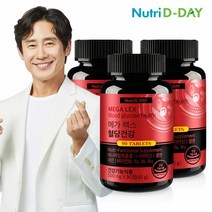 뉴트리디데이 메가렉스 혈당건강 90정 3병, 단품, 단품