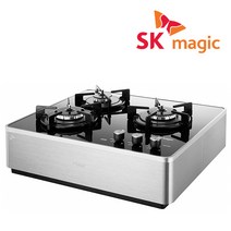 SK매직 3구 스탠드식 가스 쿡탑 레인지 건전지식 GRABA301D, LPG, GRA-BA301D(전지식)스탠드식
