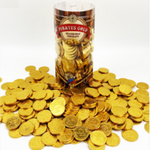 STEENLAND 코스트코 벨지안스 해적 동전 초콜릿 1250g, 1개