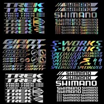 자전거스티커 튜닝 스티커 패션 호환 shimano 비닐 데칼 시트 프레임 사이클 mtb 사이클링 도로, 시마노 블랙, 1개