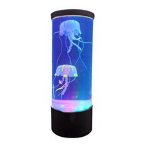 탱크 수족관을위한 LED 해파리 램프 색상 변화 해파리 LED 램프 편안한 기분 나이트 라이트 USB 전원 3 크기, M