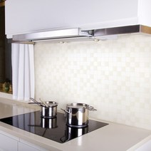 데코미 주방 욕실 리폼 120종 시트지, HDC-120(바둑타일-흰색)