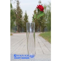 똑바로 통 플라스틱 아크릴 투명 풍부한 대나무 플라스틱 꽃병 도로 가이드 직선 원통형 결혼식-73331, 02. 원형 30CM 높이 14CM