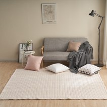 모모체크 시어서커 순면 시원한 여름 카페트 겸 패드 SS Q K KK, 차콜