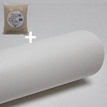 유니크 p7풀칠벽지 소폭실크 셀프도배세트 (벽지1롤+도배풀1포+깔지1), 페브릭 노멀화이트