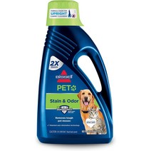 Bissell 2X Pet Stain & Odor Machine Formula 비쎌 강아지 얼룩 냄새 제거 카페트 클리너 60oz(1.77L)