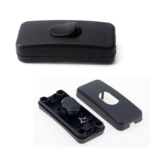 중간 라인 스위치 똑딱 조명스위치, 검정, 1개