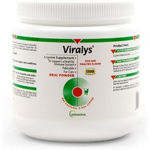고양이용 Vetoquinol Viralys L-Lysine 보충제 3.5oz/100g - Cats ampamp 모든 연령의 새끼 고양이 면역 건강 재채기 콧물 실눈 눈물 맛있는 생, [02] 600그램
