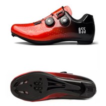 사이클링 신발 Mtb 로드 바이크 부츠 미끄럼 방지 남성 산악 자전거 플랫 스니커즈 SPD mtb, 05 7, 07 Pro Red(Road)