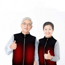 USB충전 경량 골프 낚시 등산 발열 온열 조끼