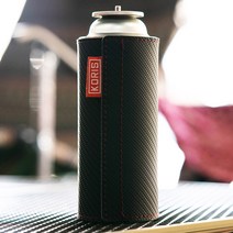 코리스 차박 캠핑 매트카본 가죽 부탄가스 워머 220g 아웃도어 가스 워머 고탄성 밴드 커버 덮개 케이스 보온 쿠셔닝 감성 불멍 야외 추천