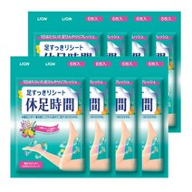 휴족시간 쿨링시트, 6개입, 17개
