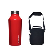 [공식 수입사] 콕시클 270ml 보냉/보온병 1개 + 크로스 미니쿨러백 세트 카디날레드, 카디날레드+크로스미니쿨러백