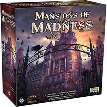 Fantasy Flight Games 스토어 방문 Fantasy Flight Games 광기의 저택 세컨드 에디션 보드 게임 14세 1, 스택, 한 사이즈