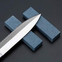 칼갈이 양면 미니 숫돌 휴대용 캠핑 나이프 연마석, 단품