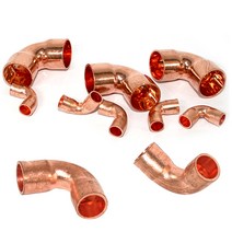 동관 용접 연결 나사 이음쇠 동 엘보 배관 파이프 부속, 22.22mm(1개)