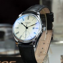 남자 아날로그 가죽밴드 캐쥬얼 클래식 시계