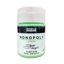 쉴드 모노폴리 아크릴물감 낱색 (250ml)66색, 634 Leaf Green