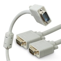 솔탑 DVI-D TO RGB 액티브 IC칩 VGA 변환 케이블 2M SOLTOP-012 1개, SOL-012