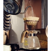 커피 넉박스 대형 프레스 찌꺼기 고무바 거름방 박스봉 디스트 리뷰터 스탠드 서랍형 수동 핸드 그라인더 미니 국내명소 일본 교토의 오래된 가게 츠지와 골드 메쉬 손으로 짠 순동 스테인리스 커피 필터 컵, 순수한 구리는 시간이 지나면 산화됩니다.