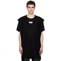 MM6 메종 마젤라 블랙 브이넥 원피스