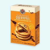 베이커리 찹쌀 호떡믹스 400g CJ제일제당 엄마손맛 카페 레시피 티타임 달달구리 근사한, 3개