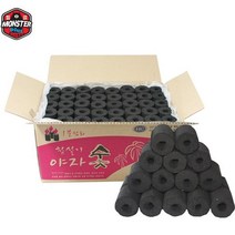 참살이 야자숯 10kg 1박스 /착화탄/캠핑숯/BBQ용